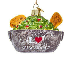 Kurt Adler - Guacamole Bowl 3 1/2" Glass Ornament