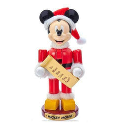 Kurt Adler - Mickey Mouse Santa 10-Inch Nutcracker