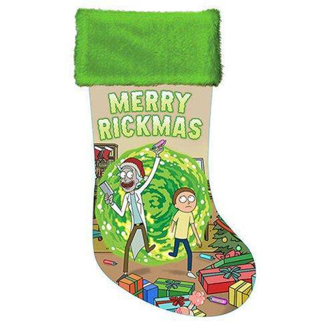 Kurt Adler - Rick and Morty Portal Printed Stocking