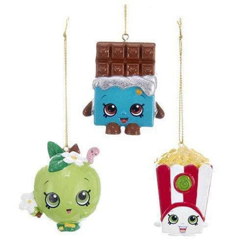 Kurt Adler - Shopkins 2 1/2" Blow Mold Ornament - Set of 3