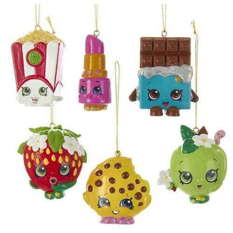 Kurt Adler - Shopkins 2 1/2" Blow Mold Ornament - Set of 6