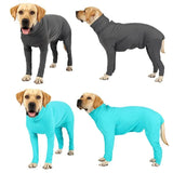 AnniePaw Large Dogs Pajamas Long-Sleeved Four-Legged Surgery Recovery Suit