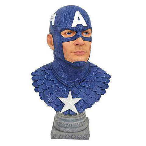 Legends in 3D Marvel Comic Captain America 1/2 Scale Resin Bust