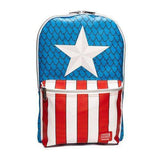 Loungefly Captain America Cosplay Backpack with Pin Set - Entertainment Earth Exclusive