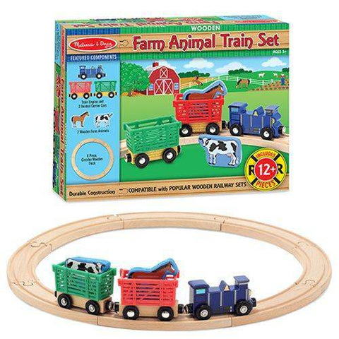 Melissa & Doug - Farm Animal Train Set