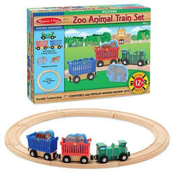 Melissa & Doug - Zoo Animal Train Set