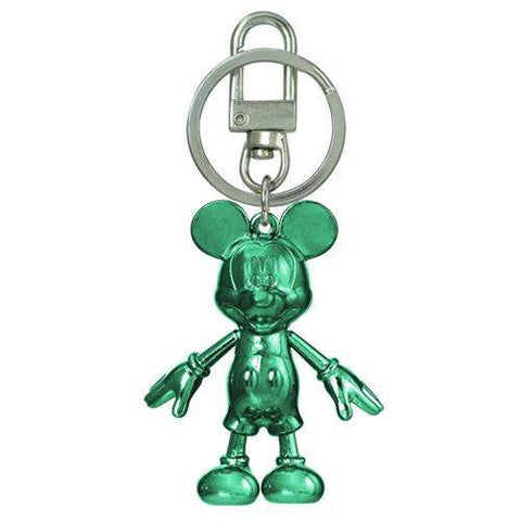 Mickey Mouse May Emerald Pewter Dangle Key Chain