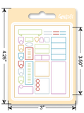 Sticker: Minimal Character Sheet Waterproof Die Cut