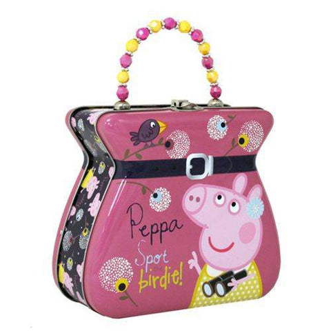 Peppa Pig Embossed Belt Buckle Purse Tin Tote