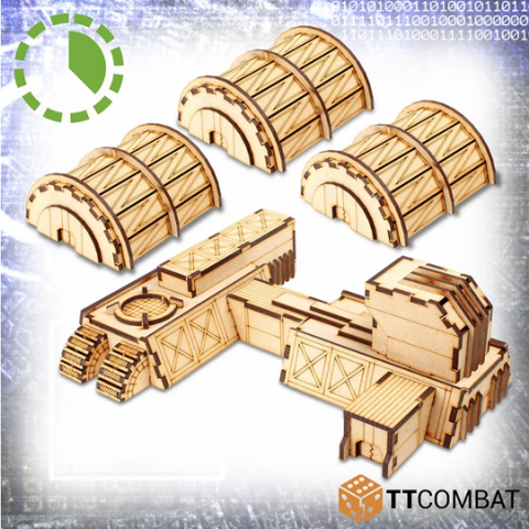 TTCombat 10mm Terrain: Sci-fi Scenics - Compound Drack