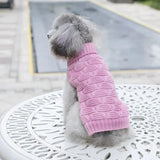 Anniepaw Puppy Dog Sweaters for Small Medium Dogs Cats Clothes Winter Warm Pet Turtleneck Chihuahua Vest Soft Yorkie Teddy Jacket