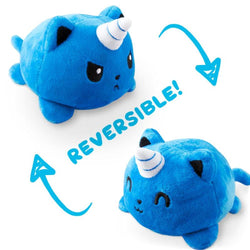 TeeTurtle Reversible Kittencorn: Blue (Mini)