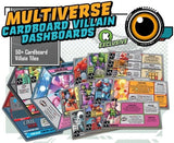 Marvel United: Multiverse Carboard Villain Dashboards - Kickstarter Exclusive