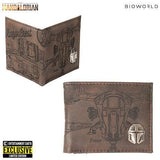 Star Wars: Mandalorian Etched PU Bifold Wallet - Entertainment Earth Exclusive