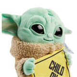 Star Wars The Mandalorian The Child On Board Plush Sign