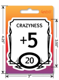 Sticker: Crazy Stat Block Waterproof Die Cut