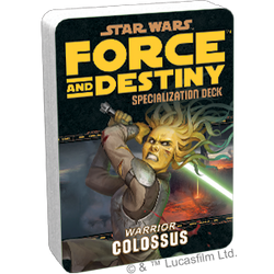 Star Wars: Force and Destiny: Colossus Specialization Deck