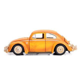 Transformers Bumblebee Movie 1:24 Scale Volkswagen Beetle Die-Cast Metal Vehicle with 3 3/4-Inch Charlie Figure