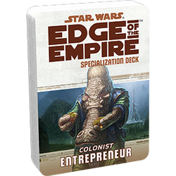 Star Wars: Edge of the Empire: Entrepreneur Specialization Deck