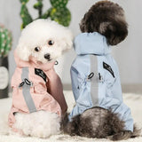 Anniepaw Waterproof Dog Raincoat: Reflective Hooded Jumpsuit Jacket for Pets