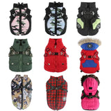 Anniepaw Winter Pet Dog Jacket with Harness Warm Dog Clothes for Small Medium Dogs Coats