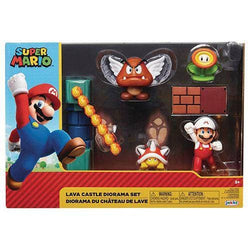 World of Nintendo 2 1/2" Lava Castle Diorama Set