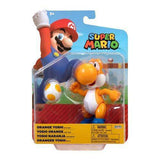 World of Nintendo 4" Action Figure - Orange Yoshi with Egg