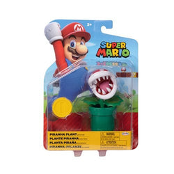 World of Nintendo 4-Inch Action Figure - Piranha Plant with Coin