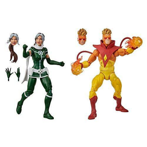 X-Men Marvel Legends Rogue and Pyro 6-Inch Action Figure 2-Pack