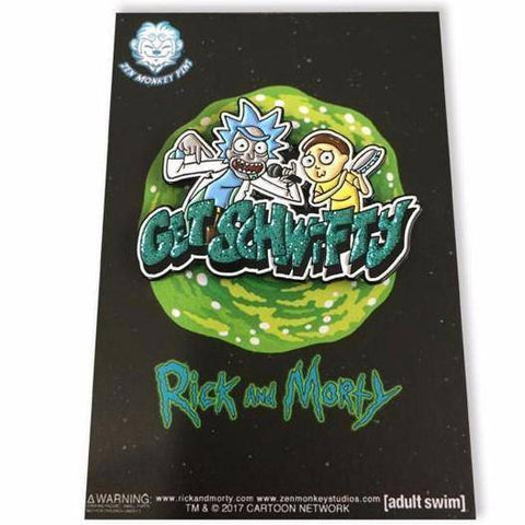 Zen Monkey: Get Schwifty - Rick and Morty Pin