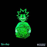 Zen Monkey: Rick's Isotope - Glow In The Dark - Rick and Morty Enamel Pin