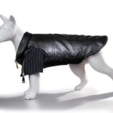 Anniepaw Zip-Leg Leather Handmade Jackets for Dogs Cats